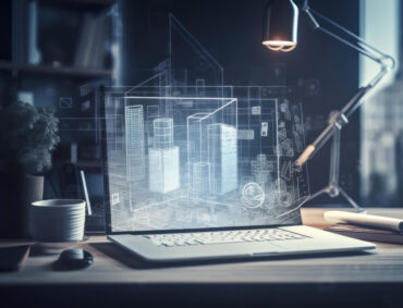 laptop-computer-with-cloud-network-technology-online-data-storage-business-network-concept-generative-ai