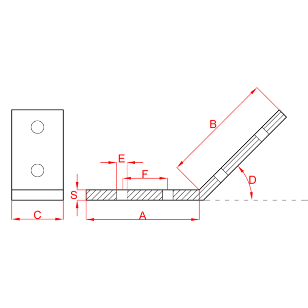 4-Holes Strut Angle Connector - Image 2