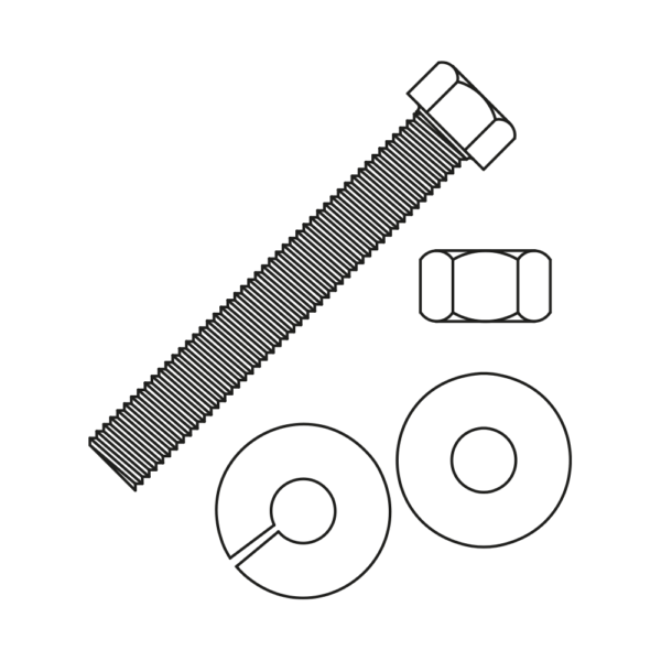 Hex Bolt, Nut, Flat & Lock Washer - Image 2