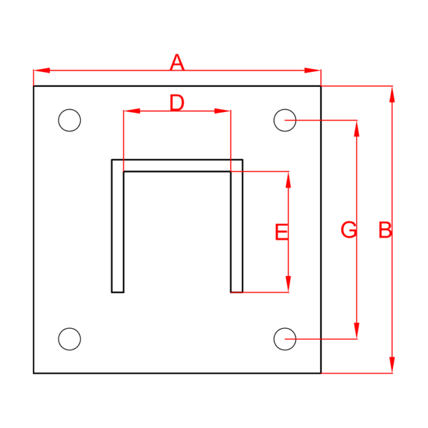 Hollow Rail 90° Connector - Image 3