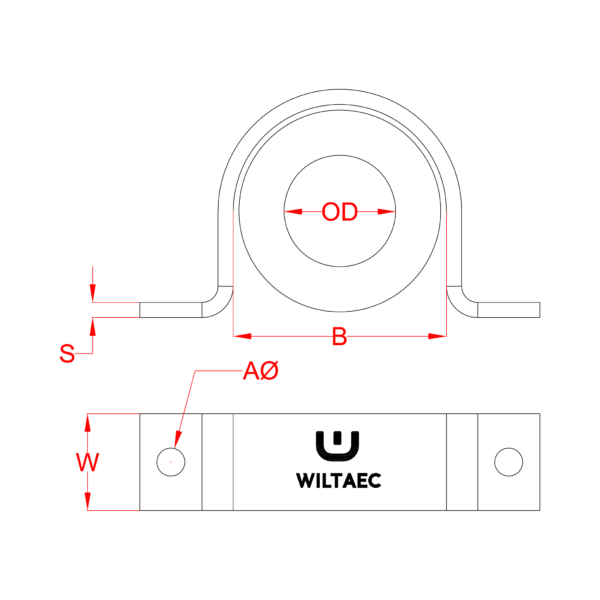 Pipe Strap for insulated Pipe - Image 3