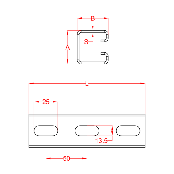 Strut Fixing Rail - Image 2