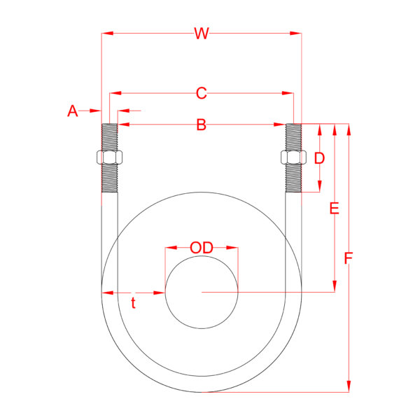 U – BOLT for insulated Pipe - Image 3