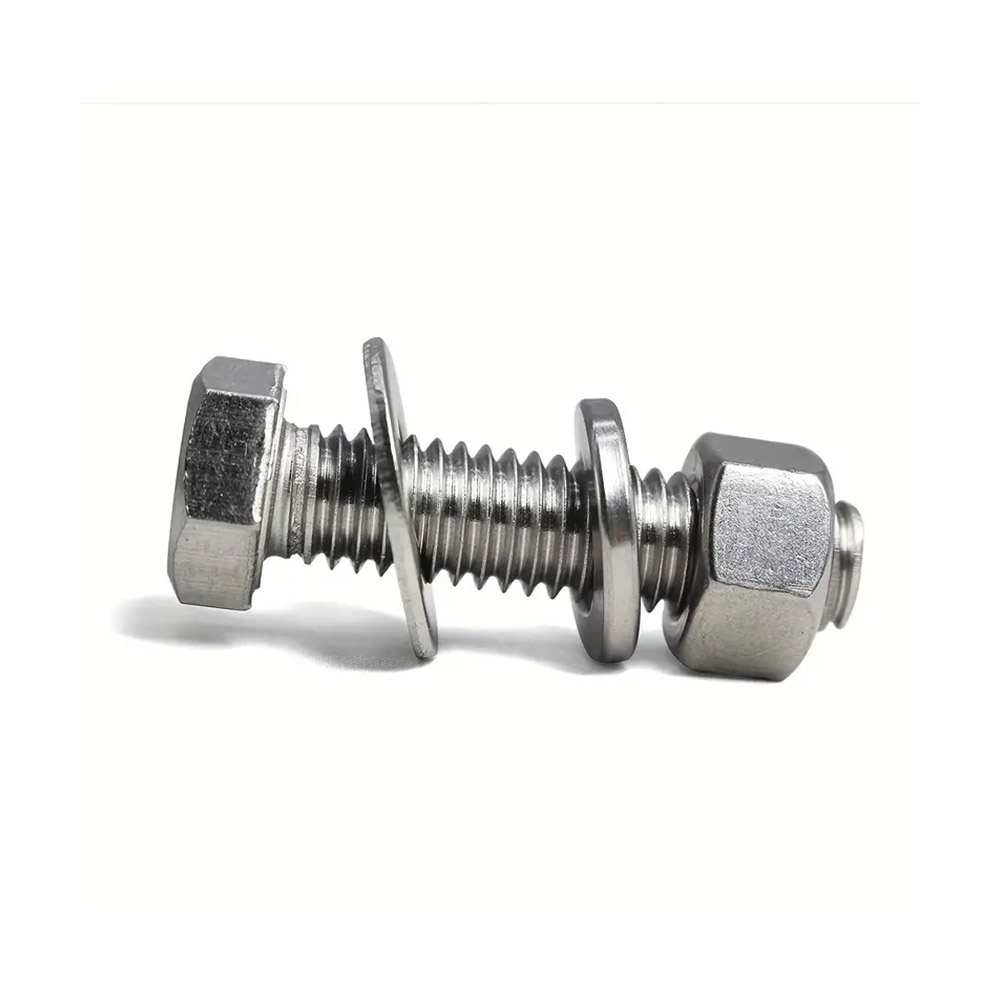 Hex Bolt, Nut, Flat & Lock Washer
