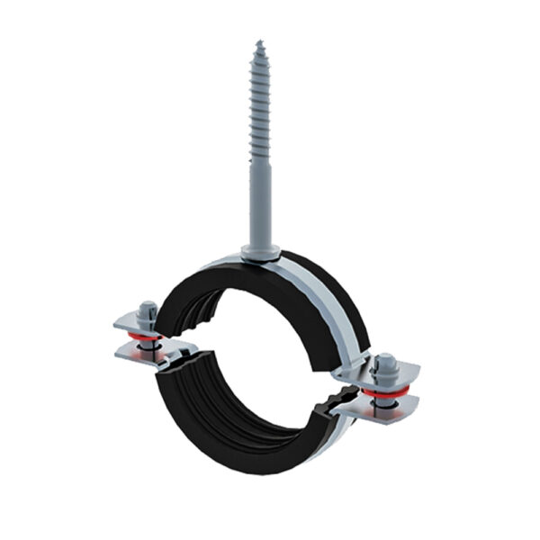 Rubber Lined Split Clamp with welded screw