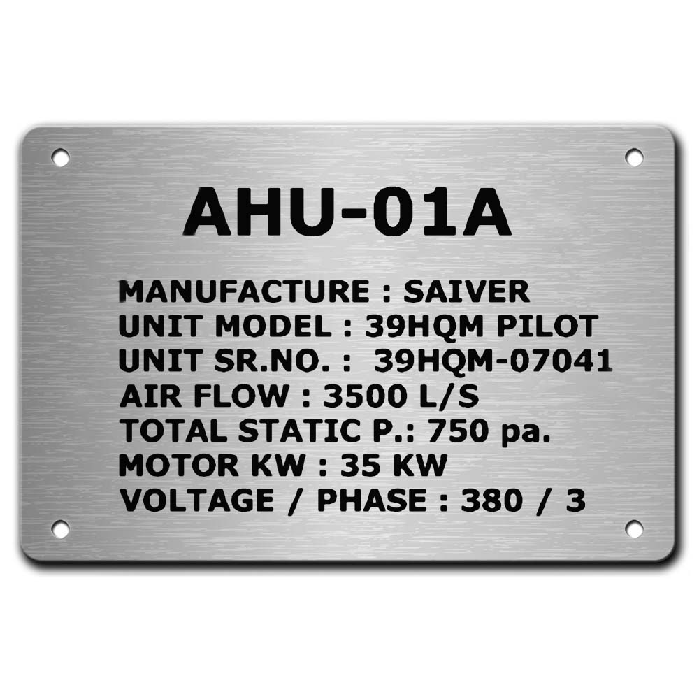 Metallic Nameplates